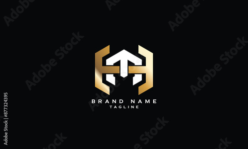 Free Download MH, HM, Abstract initial monogram letter alphabet logo design - GFXLoad