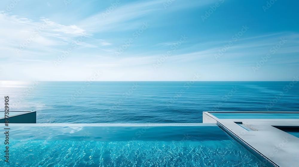Obraz premium Infinity Pool with Ocean View