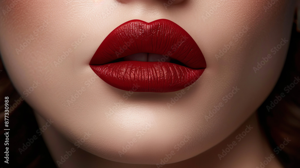 Apply lipstick to your lips. Apply lipstick to your lips.