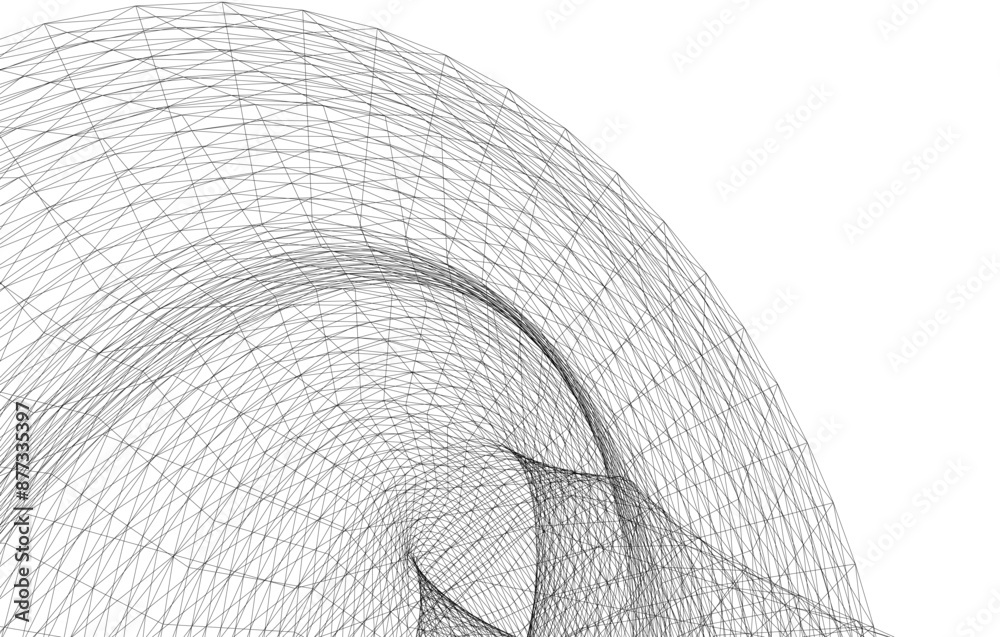 abstract buildings architectural drawing 3d abstract buildings architectural drawing 3d