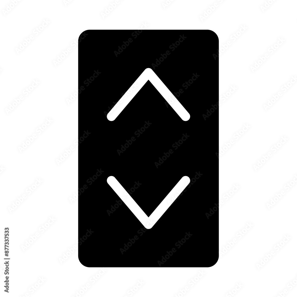 Lift botton icon template Lift botton icon template