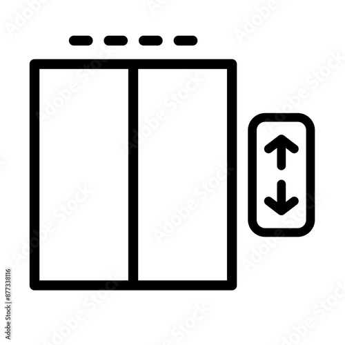 Lift icon template