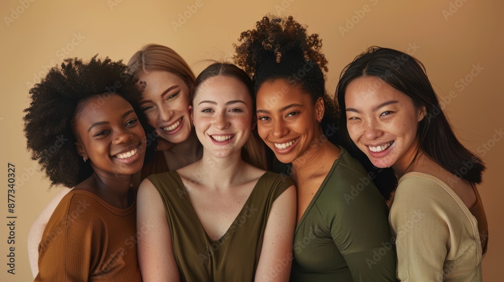 Fototapeta premium The Five Diverse Friends