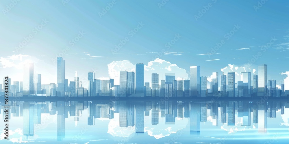 Abstract Vector Illustration, Futuristic blue Urban city Landscape with Advanced Smart City Technology, Graphic Resources, Wallpapers, Brochure, Websites, banner design, Advertising, web, background Abstract Vector Illustration, Futuristic blue Urban city Landscape with Advanced Smart City Technology, Graphic Resources, Wallpapers, Brochure, Websites, banner design, Advertising, web, background