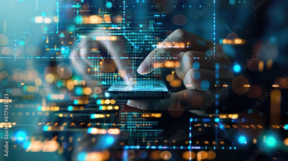 A financial transaction being completed using a digital payment platform A financial transaction being completed using a digital payment platform