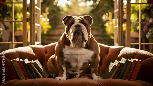Canine Grandeur A Regal Silhouette
