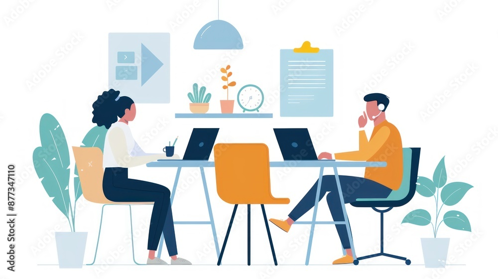 A team benefiting from remote work consulting services A team benefiting from remote work consulting services
