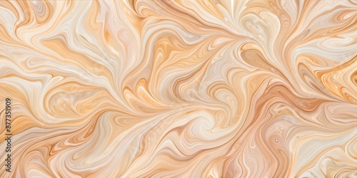 Creamy marble swirls. Elegant and fluid abstract art