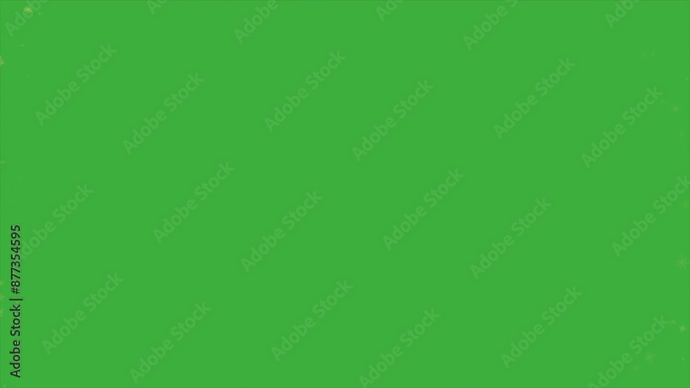 Animation video loop magic star element cartoon effect on green screen background , good for transition your video