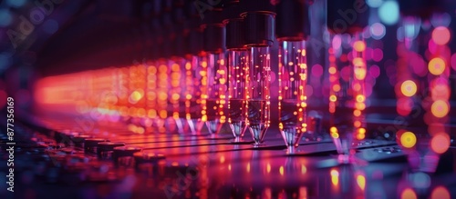 Close-Up of Test Tubes in a Laboratory Setting © KRIS