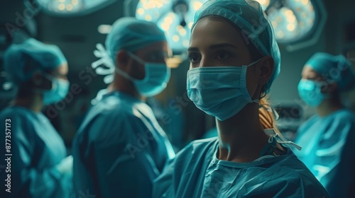 Surgical Team in Operating Room