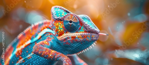 A Colorful Chameleon Portrait © KRIS