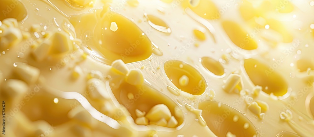 Blurred background with cheese texture showcasing yellow hues Ideal for copy space image Blurred background with cheese texture showcasing yellow hues Ideal for copy space image