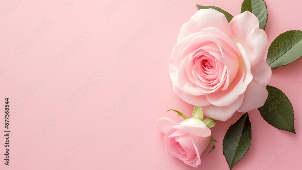 custom made wallpaper toronto digitalPink roses on a pink background