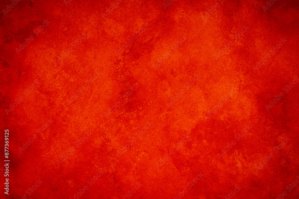 Closeup of a painted wall in old fashioned red Closeup of a painted wall in old fashioned red