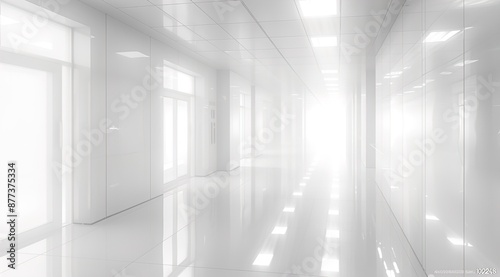 Wallpaper Mural empty white room Torontodigital.ca