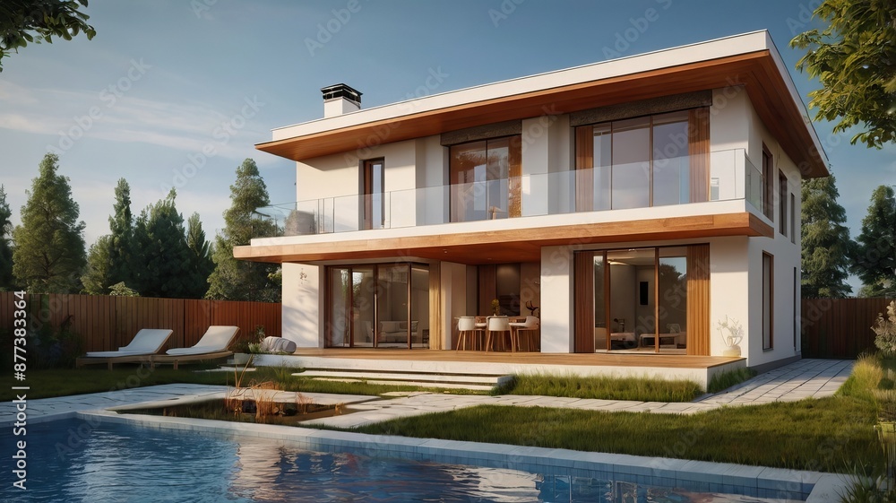 3d rendering of house model 3d rendering of house model