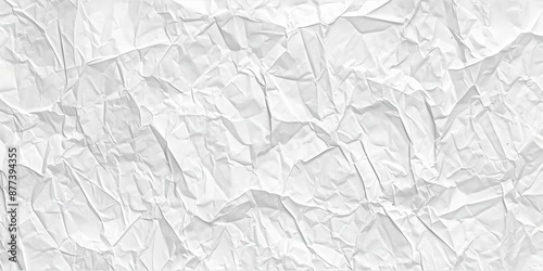 white crumpled paper , copy space concept for wallpaper or background