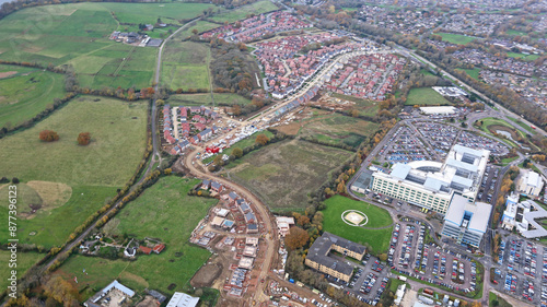 Aerial view of Swindon, Wiltshire