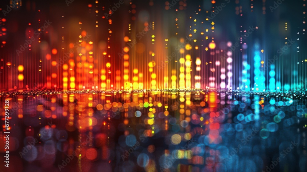 abstract digital sound equalizer. Linear wave-like sound. abstract digital sound equalizer. Linear wave-like sound.