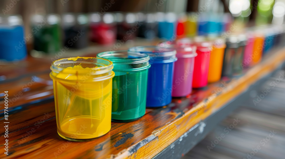 Plastisol Ink: Vibrant and varied colors of Plastisol ink stored in a clear glass can, emphasizing its versatility and suitability for screen printing.
Plastisol Ink: Vibrant and varied colors of Plastisol ink stored in a clear glass can, emphasizing its versatility and suitability for screen printing.