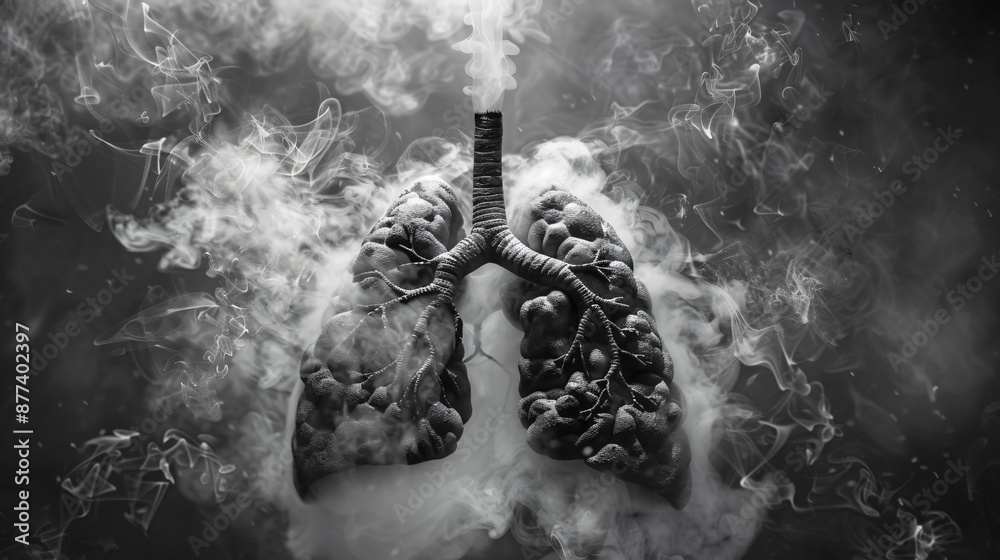 Lungs Filled with Smoke: Destruction and Health Hazards from Smoking
Lungs Filled with Smoke: Destruction and Health Hazards from Smoking