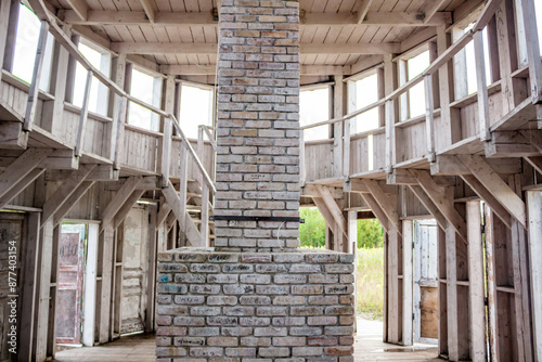 Obraz na plátně Rotunda in Nikola-Lenivets, Russia