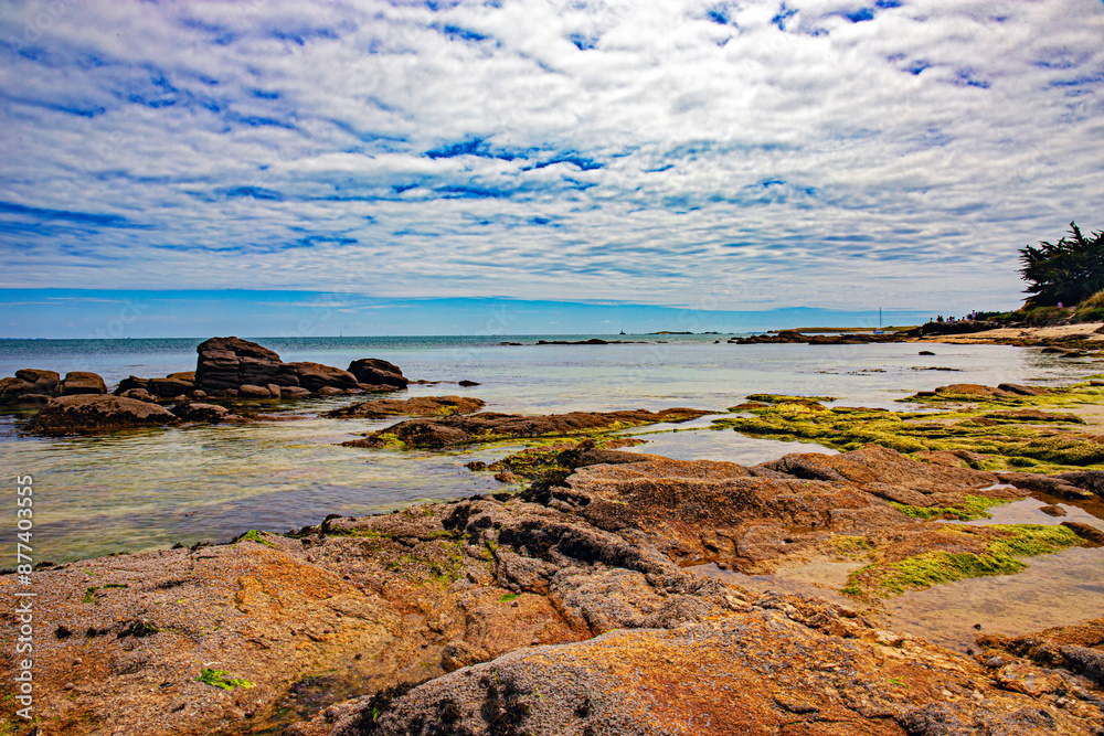 Quiberon and morbihan gulf in french brittany Quiberon and morbihan gulf in french brittany