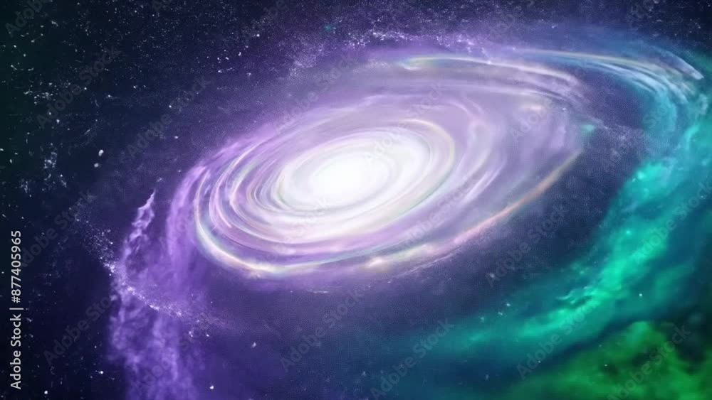 Spiral Galaxy in Deep Space Generative AI Spiral Galaxy in Deep Space Generative AI