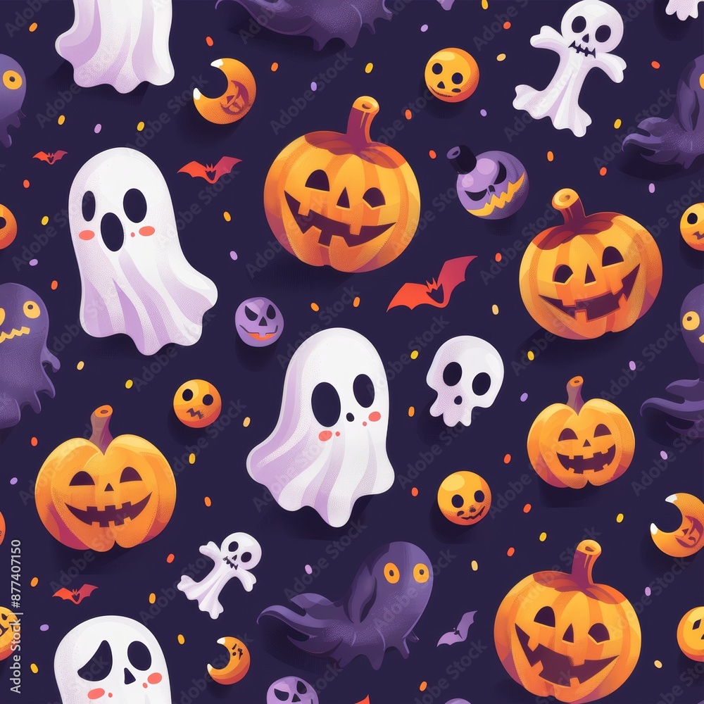 Grunge Vector illustration with pumpkin, ghost, skull and vampire monster. Halftone 90s vintage elements for mixed media design. illustration, design, drawing, postcard Grunge Vector illustration with pumpkin, ghost, skull and vampire monster. Halftone 90s vintage elements for mixed media design. illustration, design, drawing, postcard