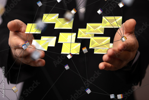Email Technology Concept wi...