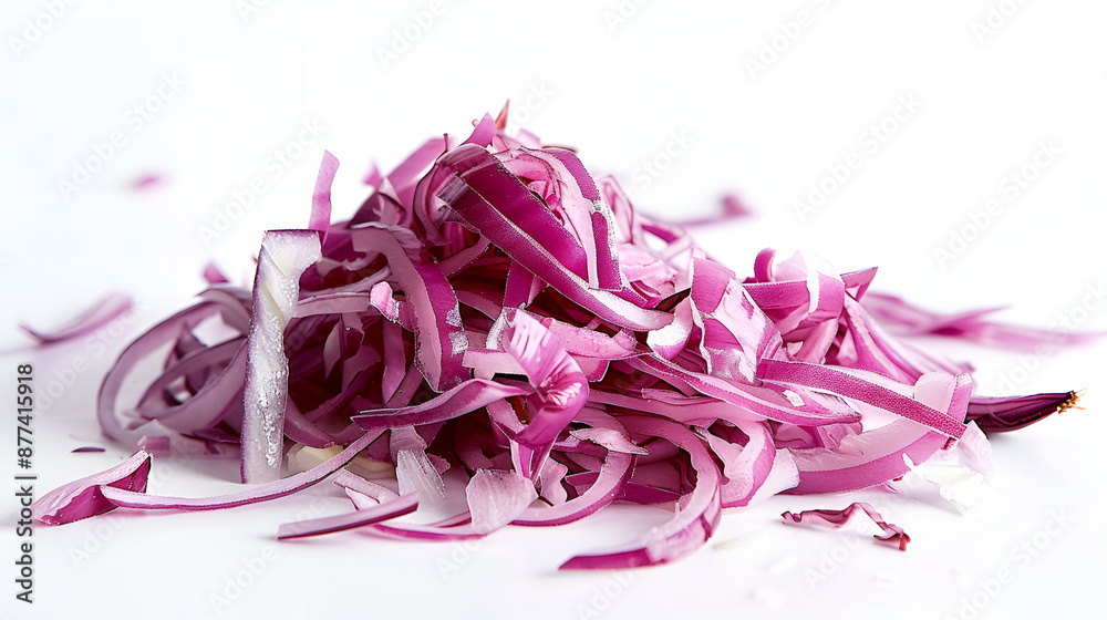 red cabbage on a white background red cabbage on a white background