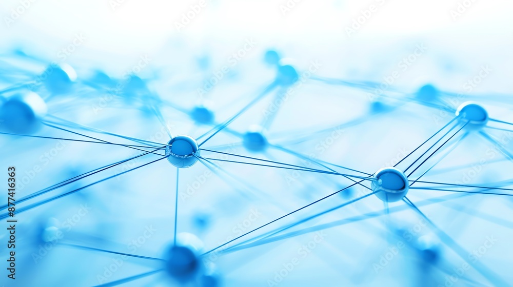 Abstract blue network connection background. Concept of technology, science, data, communication, and innovation. Abstract blue network connection background. Concept of technology, science, data, communication, and innovation.