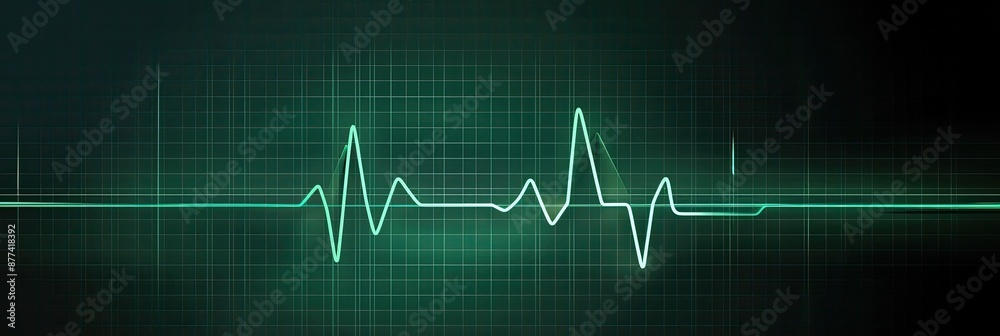 Heart Rate Monitor Showing Flatline Heart Rate Monitor Showing Flatline