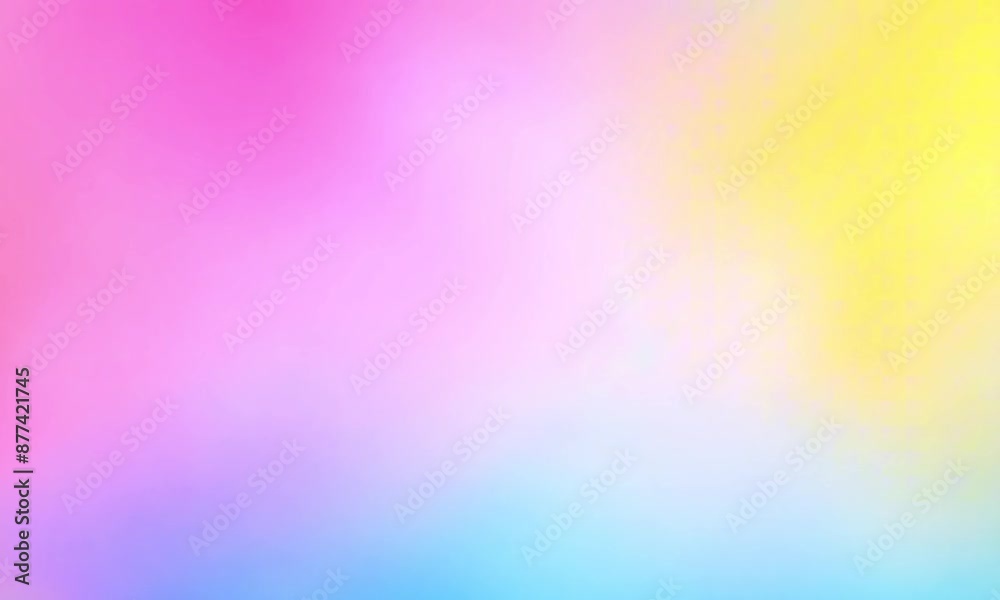 fuzzy pink blue yellow background gradient