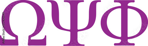 Omega Psi Phi Plain Purple