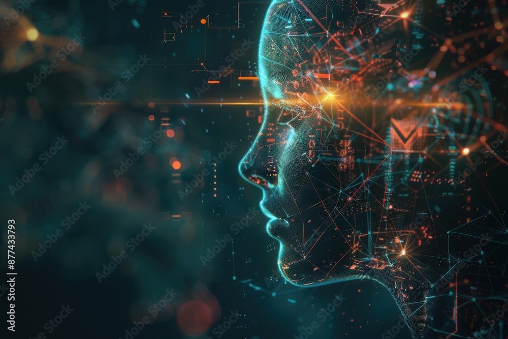 ai statistics and analytics background copy space ai statistics and analytics background copy space