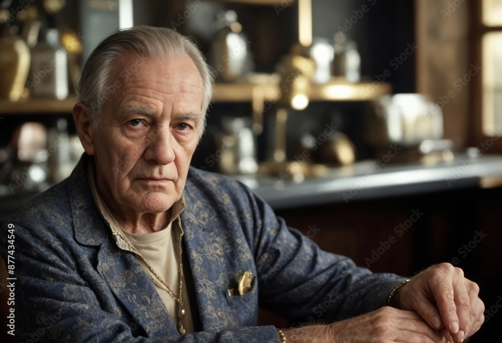 Fototapeta premium portrait of a senior man
