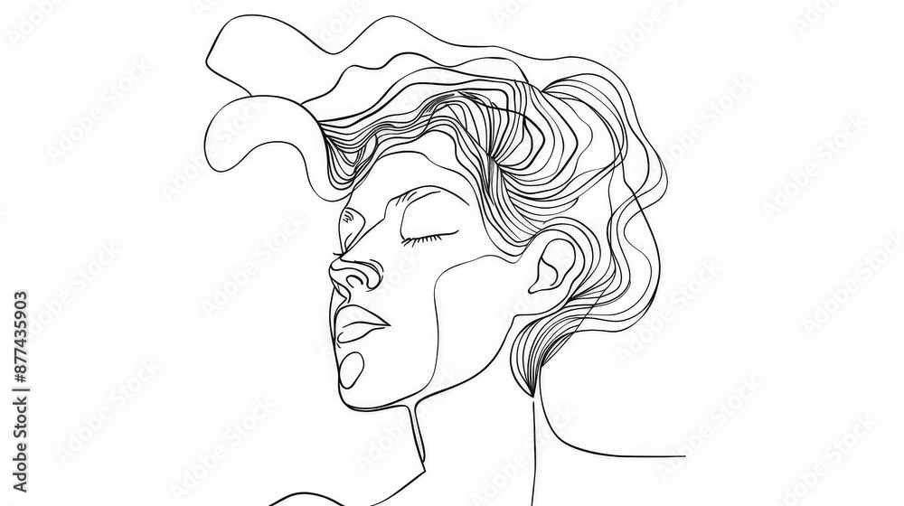 Continuous One Line Mental Chaos Brain Head Health Mind Art Sketch Вoodle Сoncept. Stress Therapy Problem Continuous One Line Drawing. A Single Stroke of Healing Continuous One Line Mental Chaos Brain Head Health Mind Art Sketch Вoodle Сoncept. Stress Therapy Problem Continuous One Line Drawing. A Single Stroke of Healing