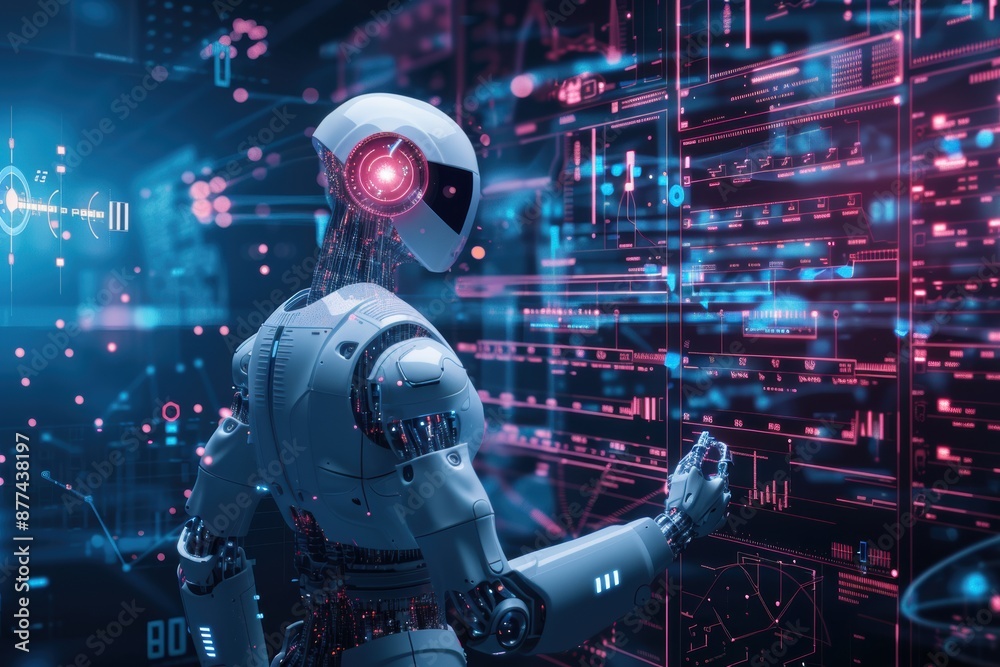 ai statistics and analytics background copy space ai statistics and analytics background copy space