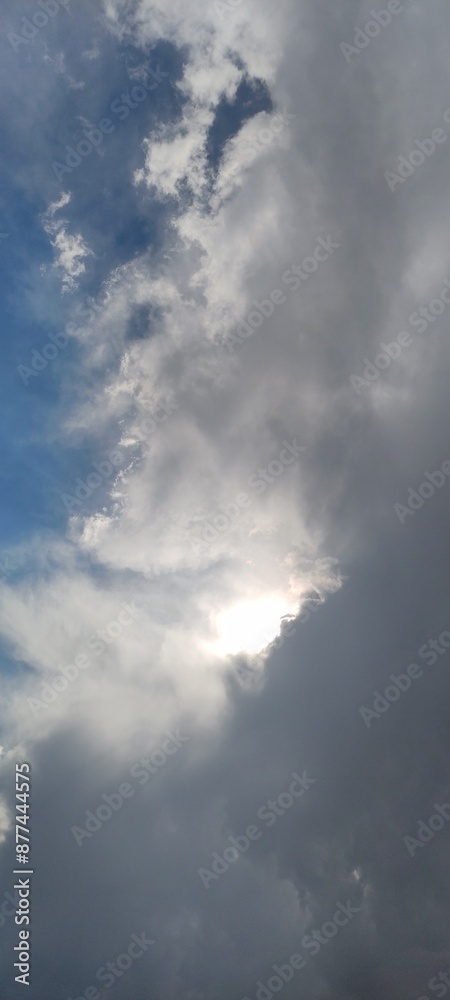Obraz premium Epic Storm: Dramatic Thunderstorm Clouds