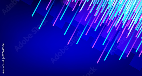 Abstract background. Light effect. Technology innovation, information-technology, digital-technology. For cover, poster, banner. Vector illustration EPS10