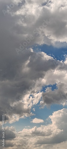 Powerful Thunderstorm Clouds: Nature's Ominous Fury