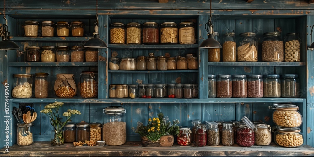 Rustic European Pantry Delights, generative ai