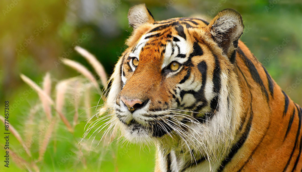 Head of sumateran tiger Head of sumateran tiger