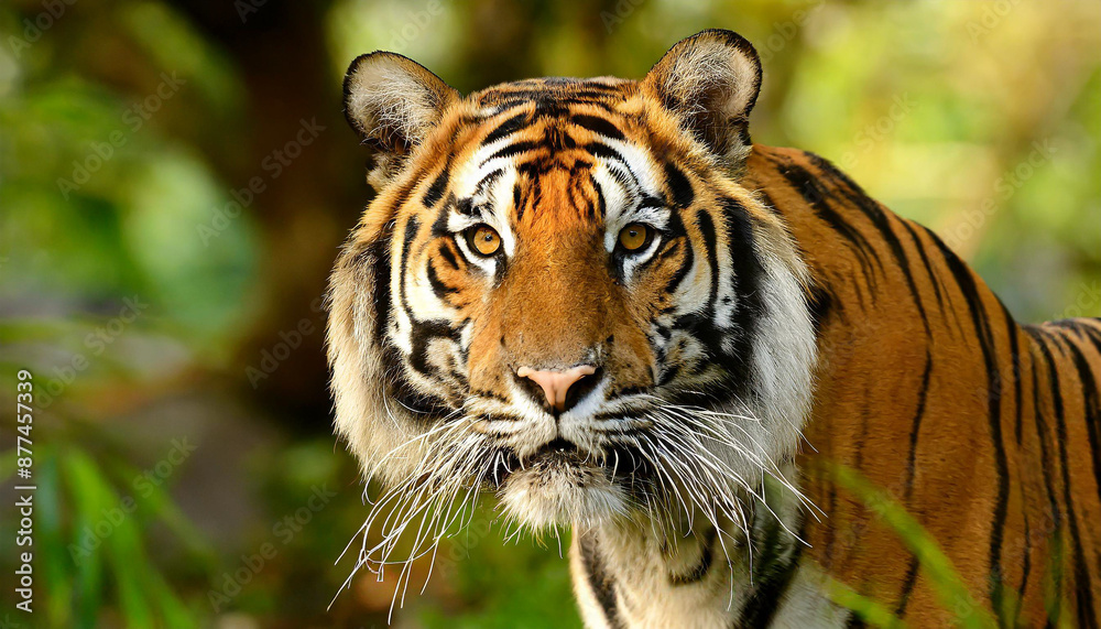 Fototapeta premium Head of sumateran tiger