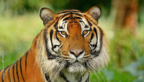 Head of sumateran tiger photo