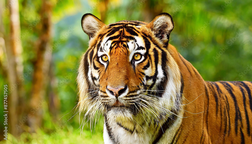 Head of sumateran tiger Head of sumateran tiger