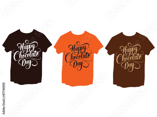World Chocolate Day T-shirt design 