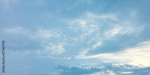 blue sky abstract clouds affect natural background banner template sun light effect winter love canvas use interior design marketing effect neon soft brand 